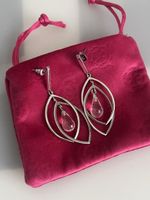 Silver drop earrings 