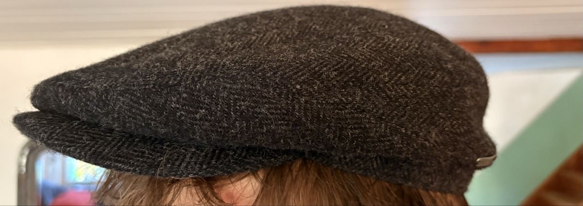 Stetson Hüte, Mützen & Caps: Herringbone Harris Tweed Driver Cap Gr. 62 – Gebraucht aus Affoltern am Albis von Cmara