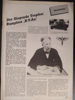 Geschichte Rumpler- Tropfen- Auto