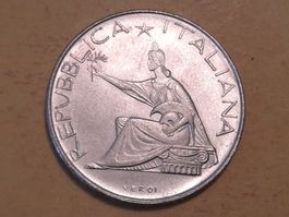 Italien 500 Lire "Centenario Unità d'Italia" 1961 Silber