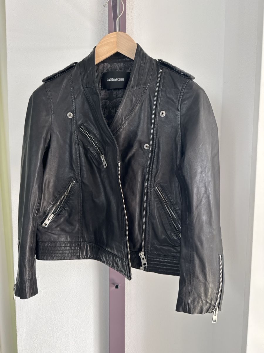 Zadig & Voltaire Giacche: ZADIK & VOLTAIRE Lederjacke schwarz M – Usato da Liestal venduto da amaroque