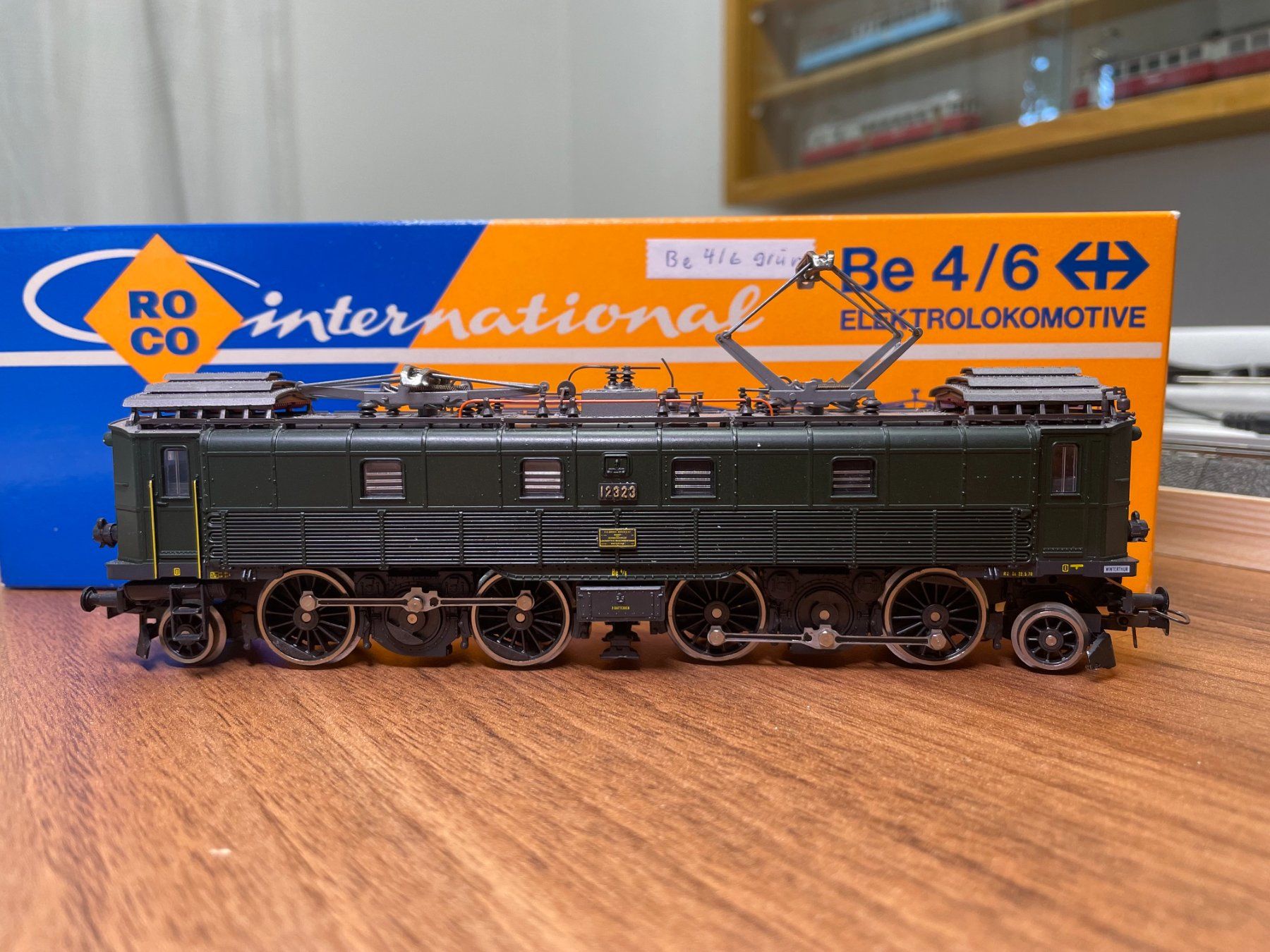 Roco Modellini di ferrovie: Roco SBB Be 4/6 grün in DC analog – Usato da Villmergen venduto da Mfritz 1
