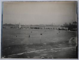 8 Originalfotos Zürich Seegfrörni 1929