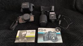 Yashica FX-d Quartz Fotokamera set.