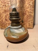 Lampe à huile artisanale céramique, vintage signée