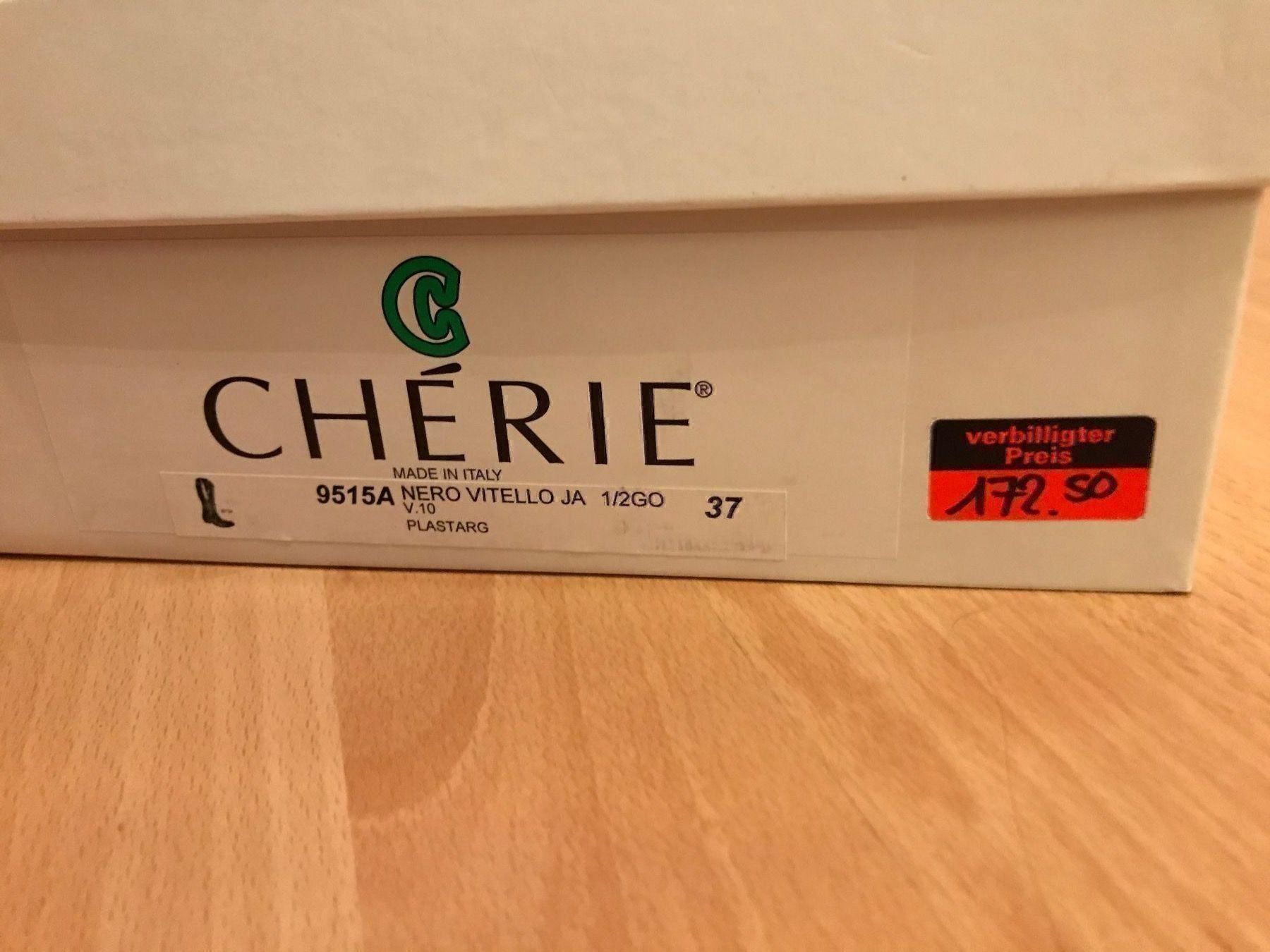 Scarpe per ragazze: Schwarze Lederstiefel von Chérie, Gr. 37 – Usato da Hünenberg See venduto da spartakus02 8
