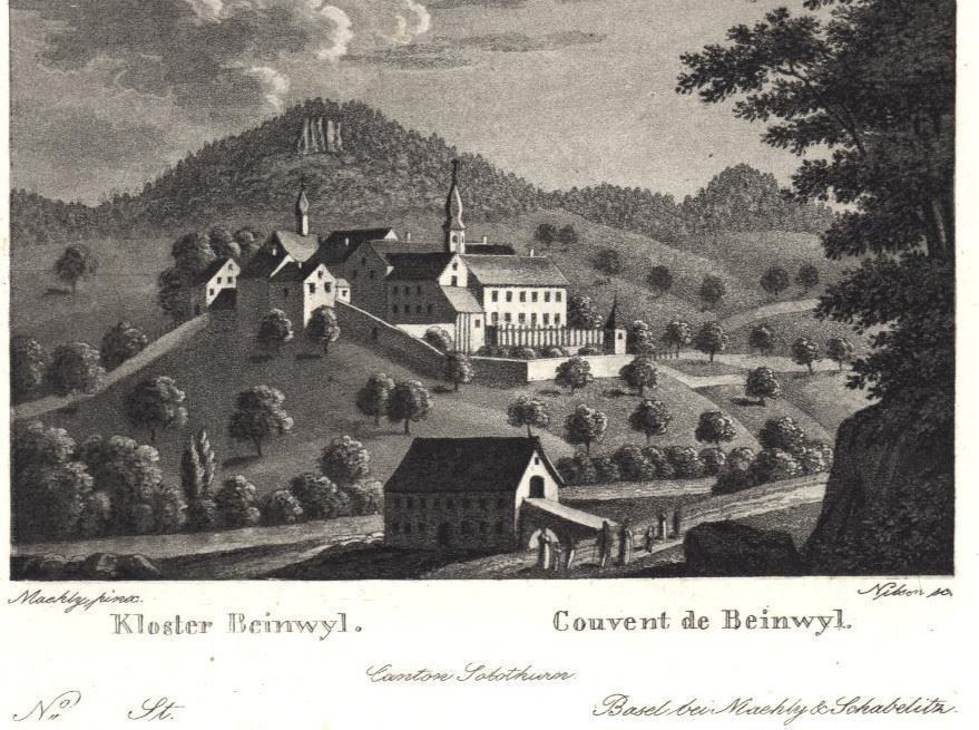 Incisioni: Beinwil Kloster  Aquatinta – Usato da Rafz venduto da Helvet32 1