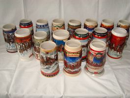 17BUDWEISER BIERKRÜGE ( ANHAUSER BUSH )