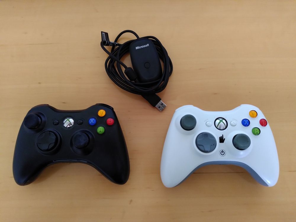 XBox 360 Controller 2Stk & PCEmpfänger 1Stk Kaufen auf Ricardo