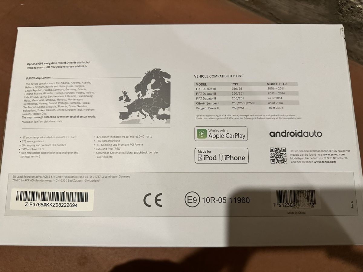 Zenec Lecteur multimedia & Streamer: Zenec Z-E3766 – Neuf avec emballage d'origine à Uetendorf par Elektrofritz 3