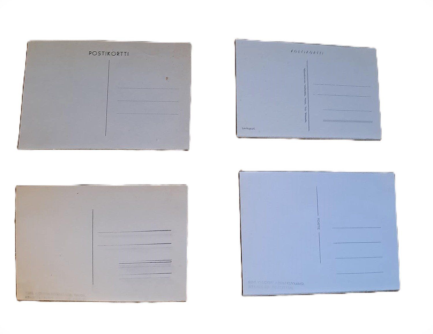 Cartoline postali: 9 Postkarten Finnland 1956-1958 – Usato da Zürich venduto da leachim321 3