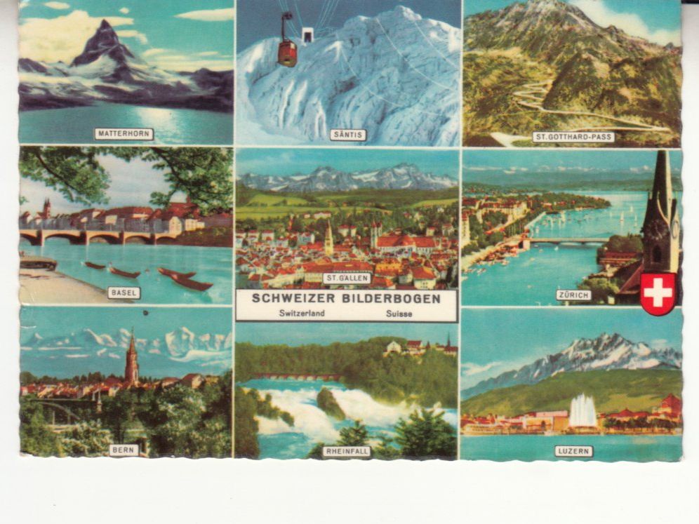 Cartoline postali: Schweizer Bilderbogen 1958 – Usato da Bürglen TG venduto da StampGraf