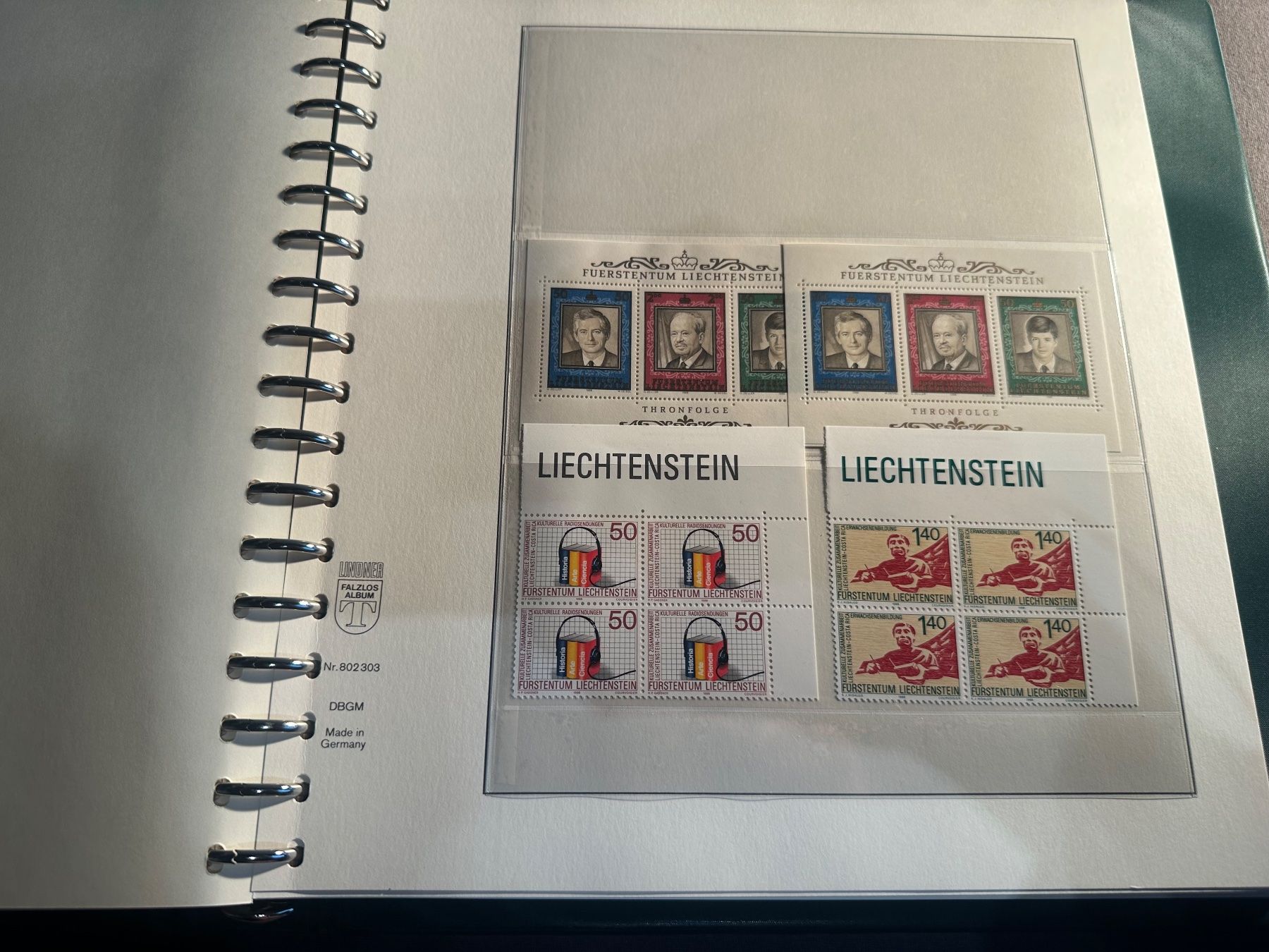 Tutti i francobolli: Sammlung 4er Blöcke Postfrisch** FL Lichtenstein 235+ Stück – Usato da Stettfurt venduto da 2442 7