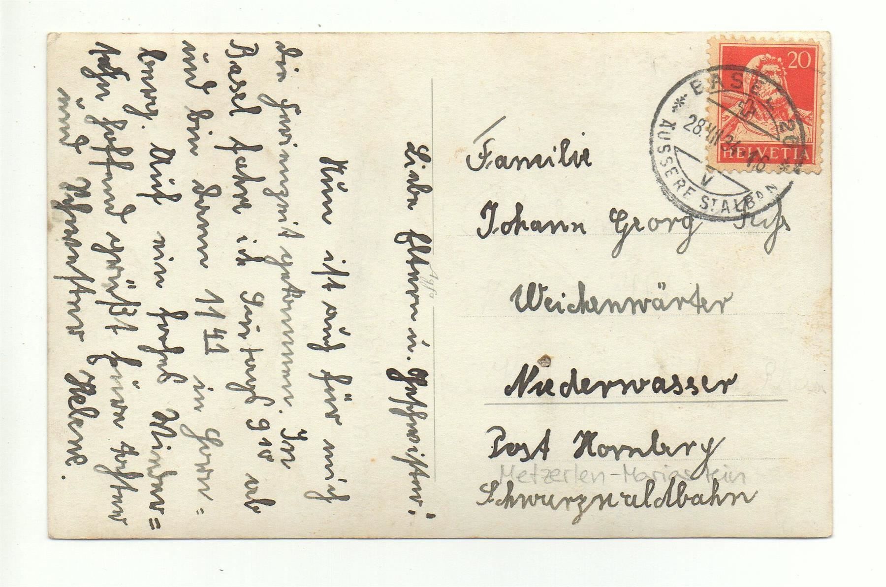 Cartes postales: METZERLEN MARIASTEIN – D'occasion à Jona par philajona 1