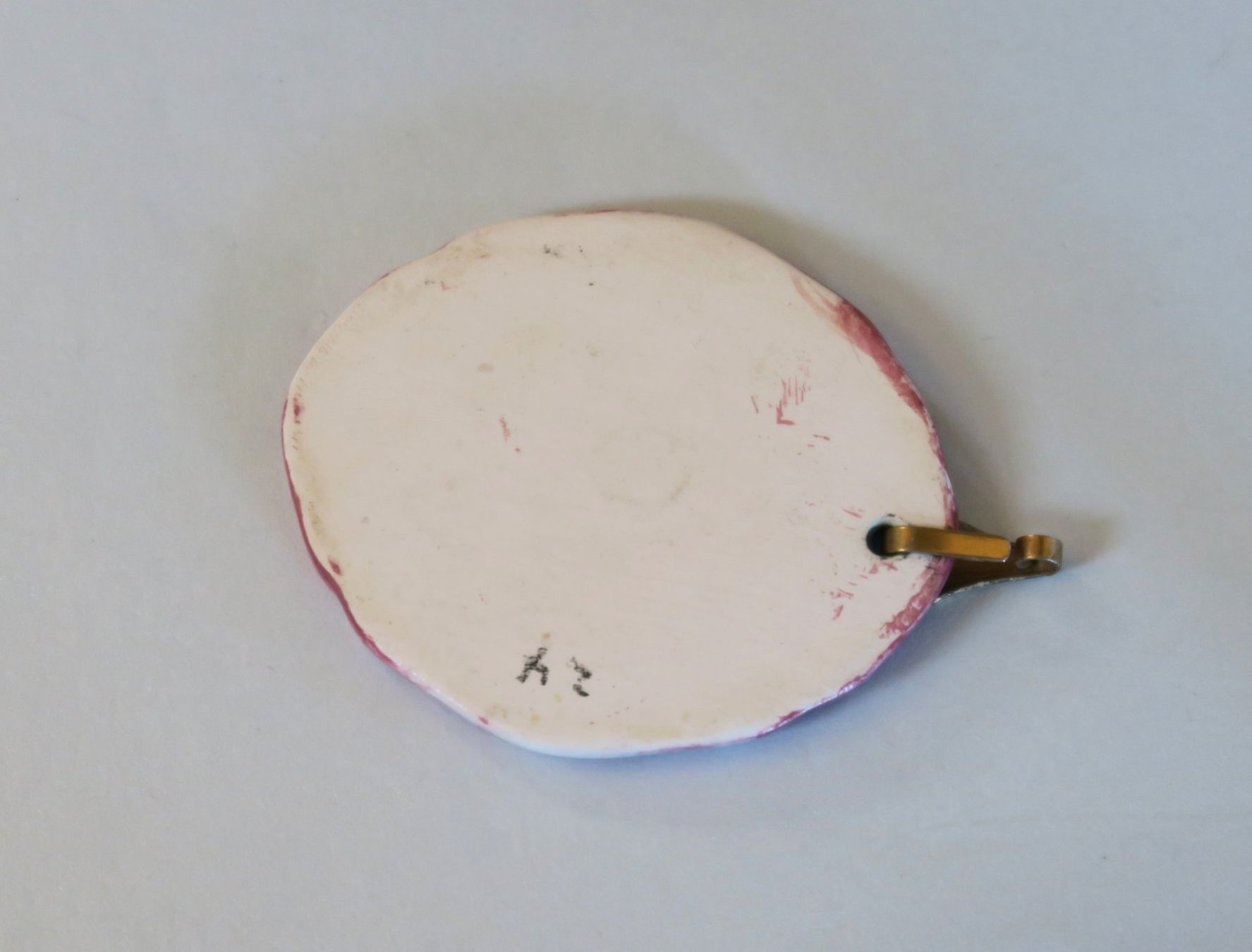 Anhänger: Anhänger Porzellan Blume – Gebraucht aus Brittnau von marlenestone 3