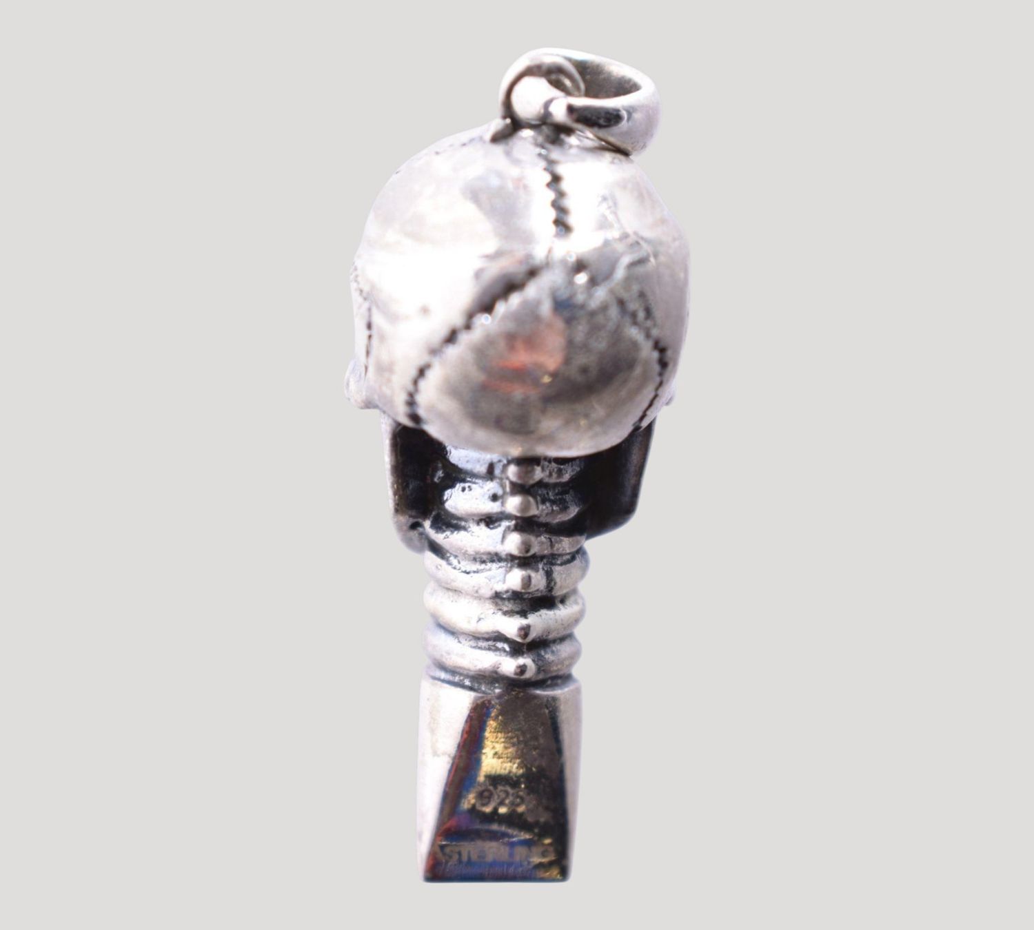 Ciondoli: Silver/ Silber / argent Skull Whistle – Usato da Apples venduto da the_7jtf 2
