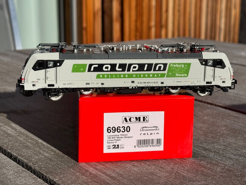 ACME Modelleisenbahnen: ACME SBB RALPIN BR 186 909-6 Monte Olimpino SOUND  neu – Neu (gemäss Beschreibung) aus Goldau von Bergsturz1806 1