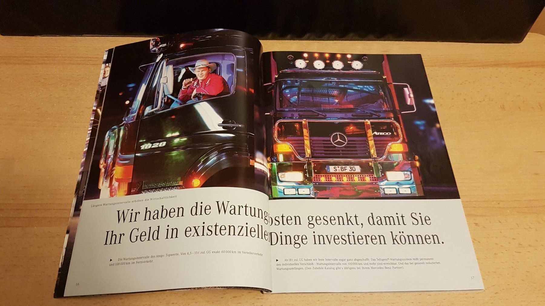 Mercedes-Benz Documenti: Mercedes Benz Atego Prospekt/Katalog – Usato da Boswil venduto da MAF_952 1