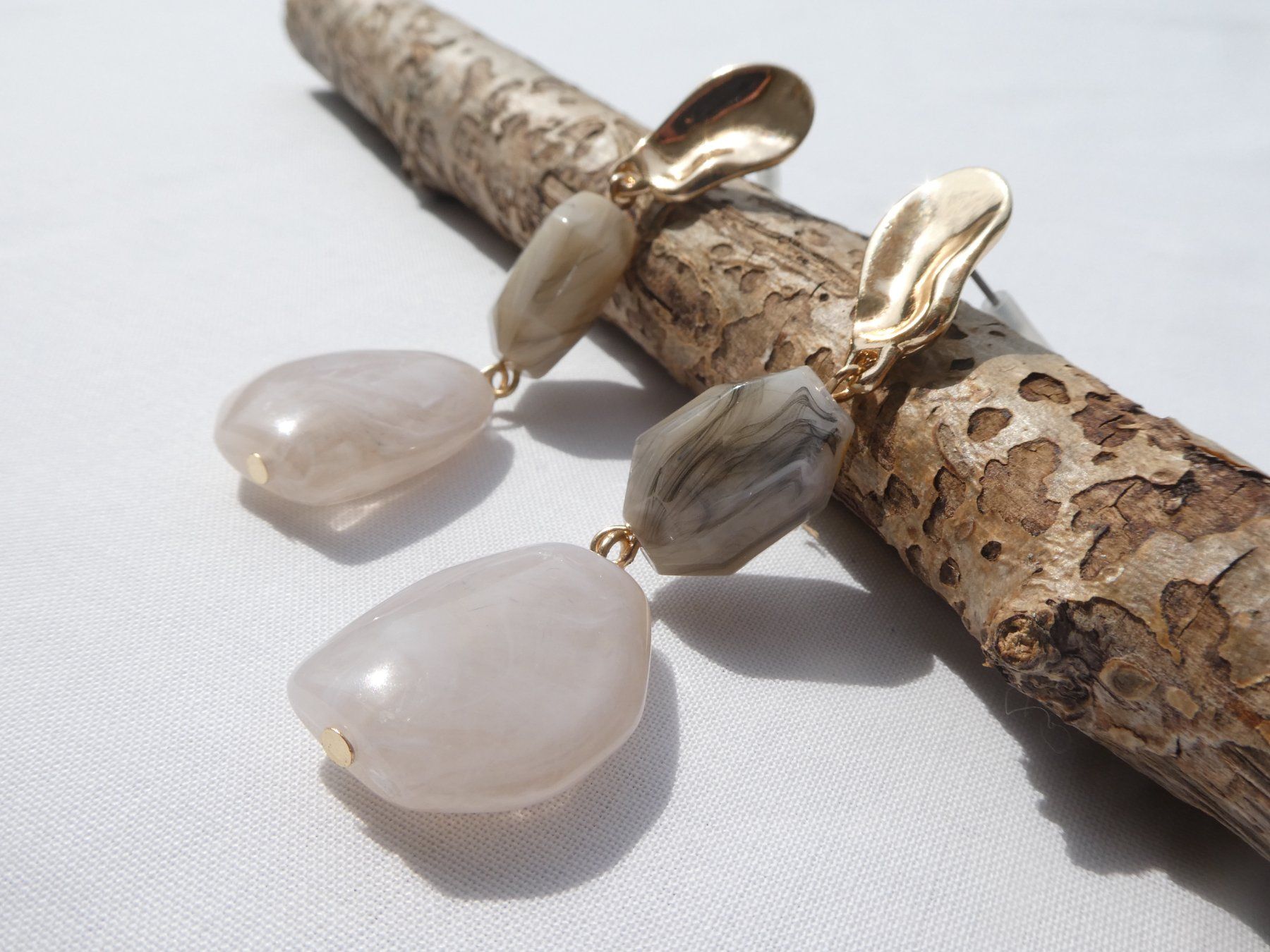 Orecchini pendenti & Orecchini a lobo: Hänge-Ohrstecker, Boho-Style, Modeschmuck / NEU – Nuovo (secondo la descrizione) da Gattikon venduto da kaandooh