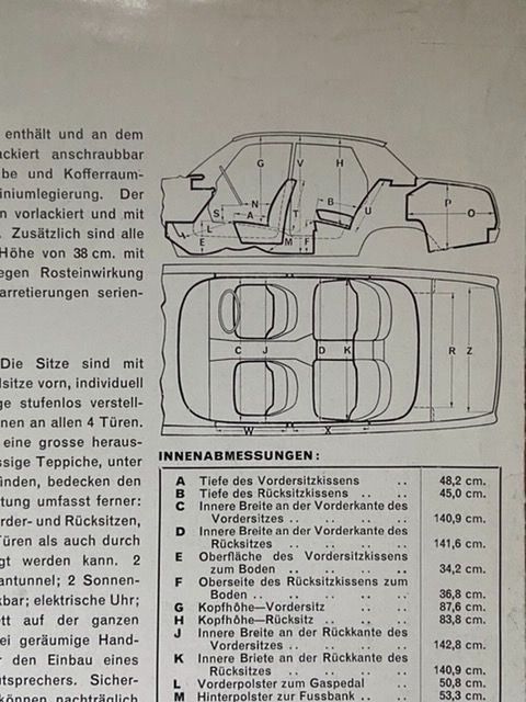 Rover Documenti: ROVER P6 2000 TC Automatic Grossformat-Prospekt auf deutsch – Usato da Langenthal venduto da Andreasdavidk 6