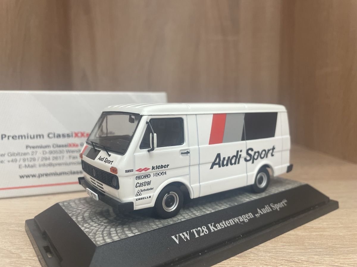 Volkswagen Modellini d'auto: Vw T28 1/43 Audi sport – Nuovo e nell'imballaggio originale da Paradiso venduto da jovica1987 1