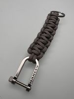Oakley Paracord Schlüsselanhänger, Grau, Neuwertig!