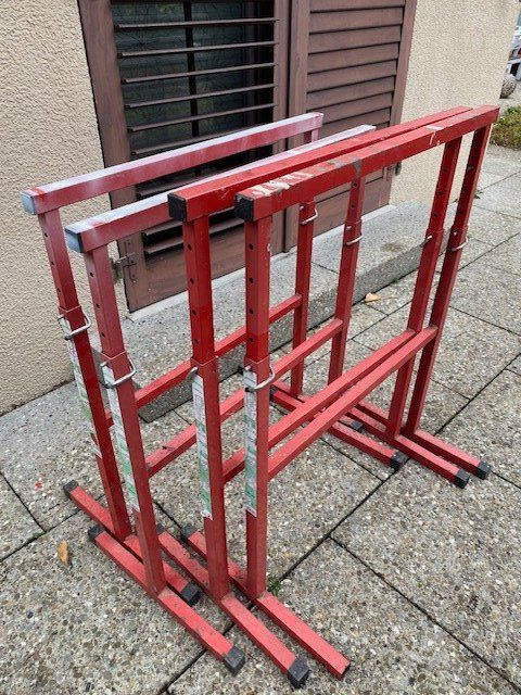 Altri mobili per ufficio: 4 Plag SIMPLEX Arbeitsböcke Höhenverstellbar – Usato da Niederhasli venduto da Tigerproduct 5
