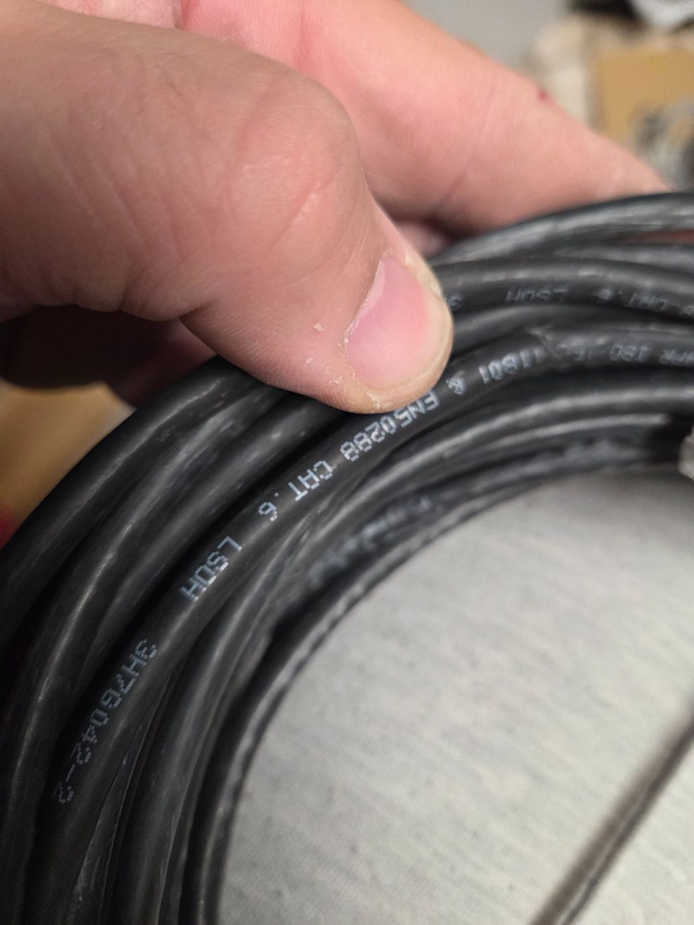 Cavi: Patchkabel Cat6 RJ45 UKV 15m Ethernetkabel Netz – Usato da Zürich venduto da Alibaba1234 3