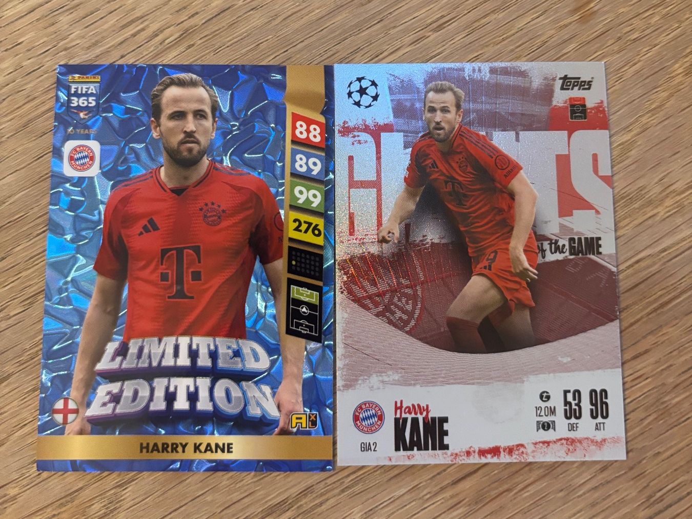 Topps Sammelbilder & Trading cards: 2 Harry Kane Karten – Neu (gemäss Beschreibung) aus Winterthur von Daira01