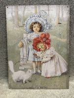 Mädchen mit katze