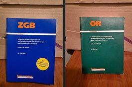 ZGB (36. Auflage 2010) und OR (38. Auflage 2010)