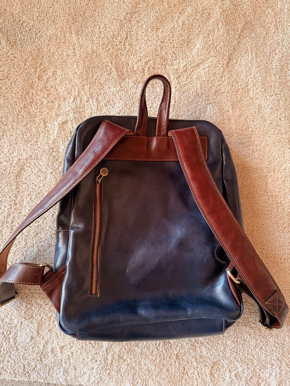 Sacs à dos: Modischer Lederrucksack – D'occasion à Baldegg par Swissspeed 1
