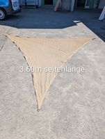Sonnensegel dreieckig 3.60m Seitenlaenge  