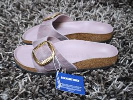 Birkenstock, Madrid Big Buckle, 37, komplett Leder, NEU