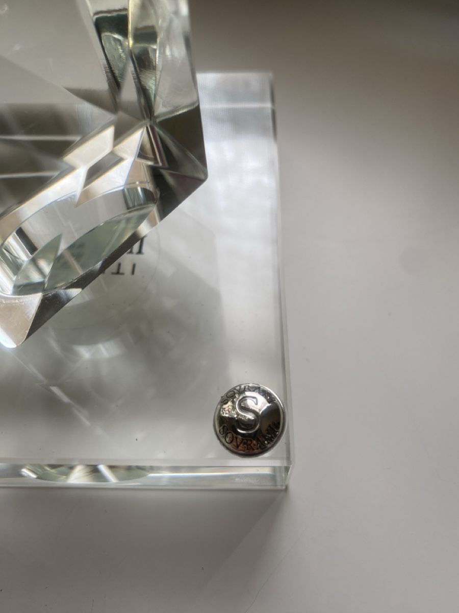 Portacandele: CANDELABRO IN CRISTALLO – Nuovo e nell'imballaggio originale da Monte Carasso venduto da chi_design 2