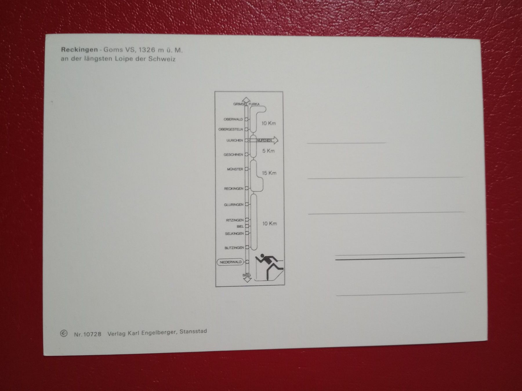 Cartoline postali: Reckingen Goms Wallis mehrbildrig Winter – Usato da Küttigen venduto da Melisch1000 1