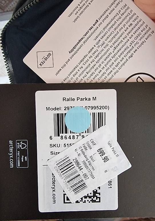Mäntel: Arcteryx Parka Ralle Gr. L – Gebraucht aus Beinwil am See von hei_v2s7 3