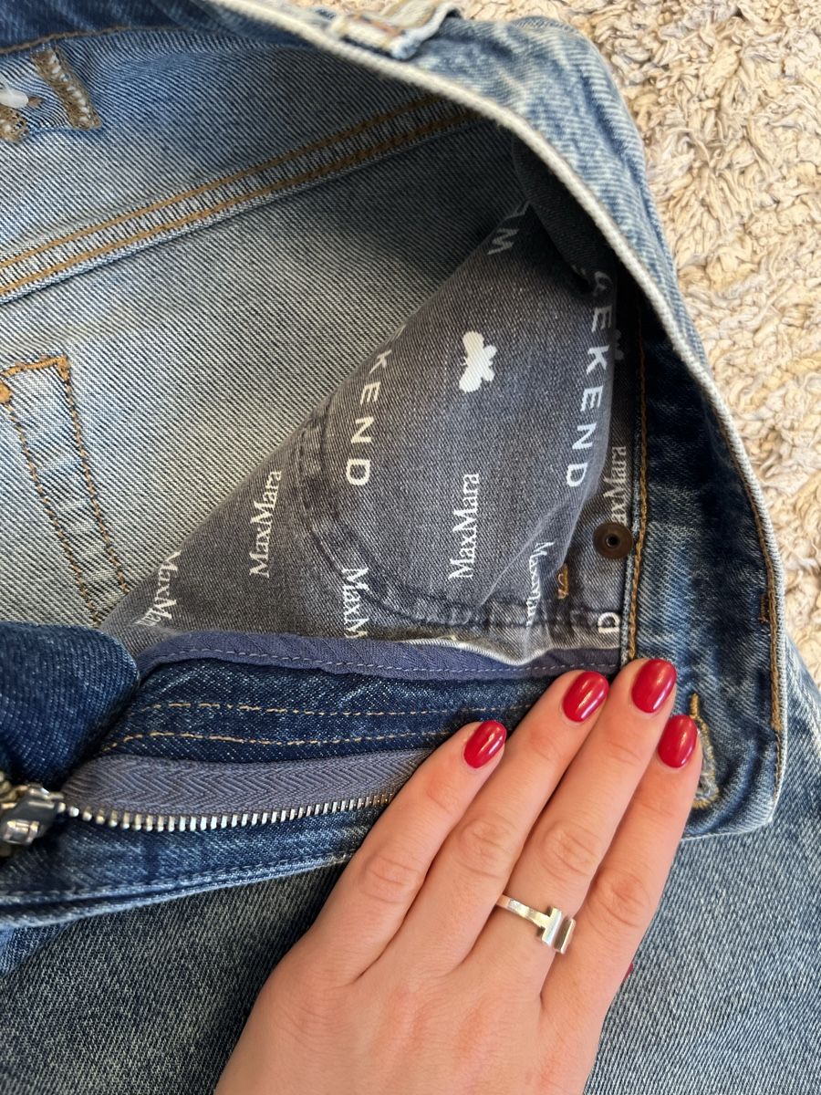 Max Mara Röcke: WEEKEND MAX MARA Denimrock – Neu und originalverpackt aus Sattel von Zlata1 5
