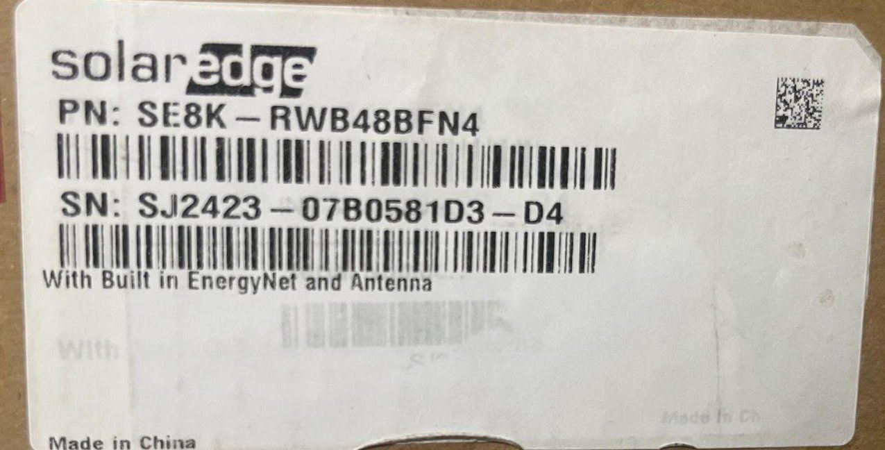 SolarEdge Inverter: Wechselrichter Typ Solar Edge SE8K Hub – Nuovo e nell'imballaggio originale da Düdingen venduto da Ack7_Sol_Dued