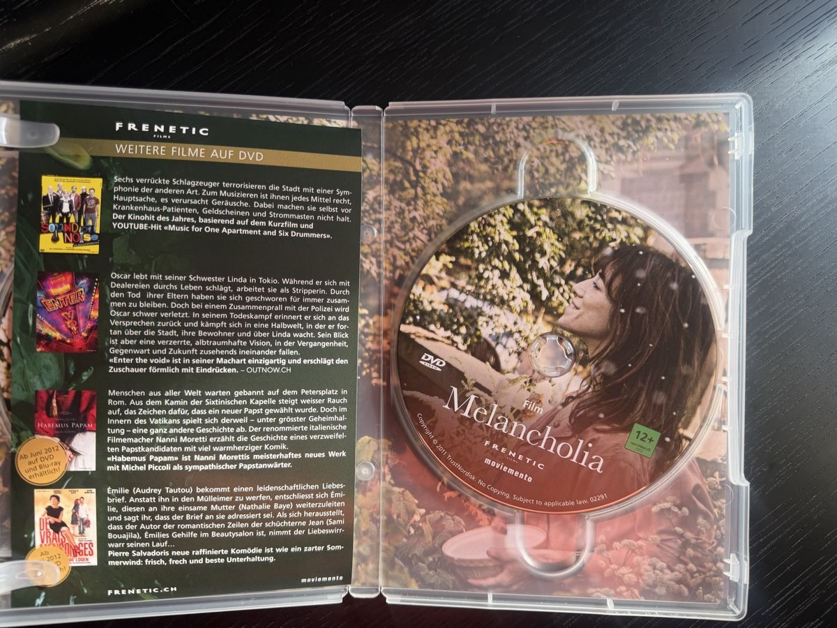 Tutti i DVDs: Melancholia DVD 2 Discs Lars von Trier Special Edition – Usato da Lausen venduto da EisAmStiel94 1