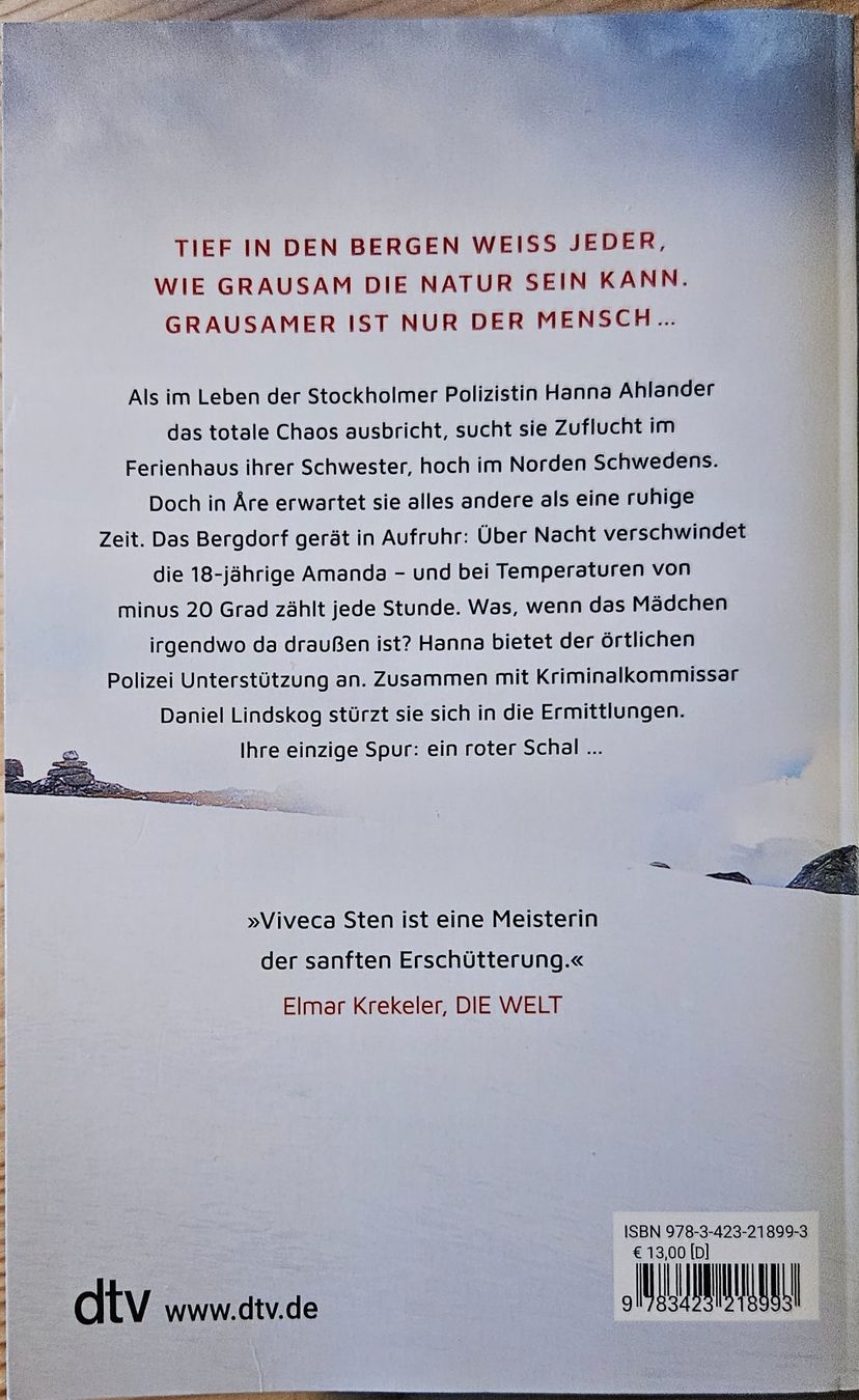Libri: Viveca Sten - Kalt und still - 1. Fall Hanna Ahlander – Usato da Hinwil venduto da brucha01 1