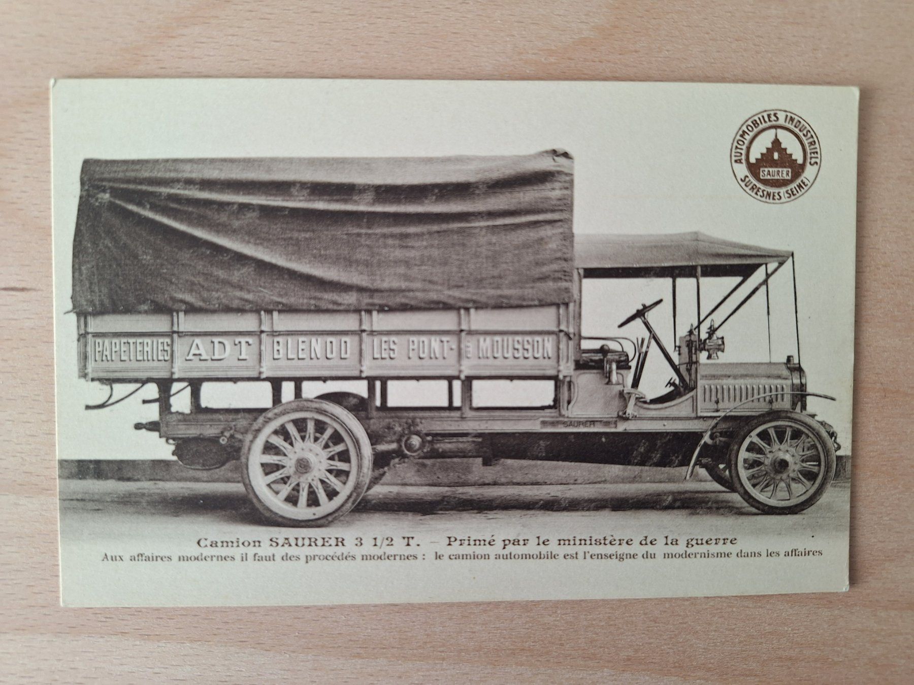 Cartoline postali: AK Saurer Lastwagen, Surenses – Usato da Lohn-Ammannsegg venduto da Beo71