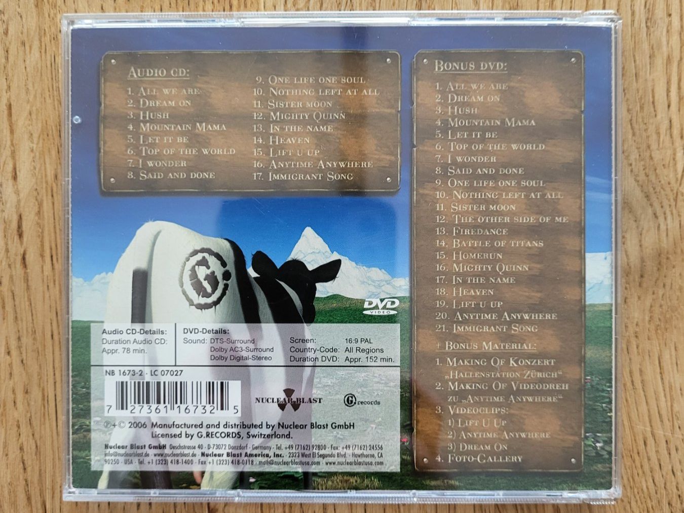 CDs: Gotthard - Made in Switzerland - CD + DVD – Neu (gemäss Beschreibung) aus Waltenschwil von creativeline 1