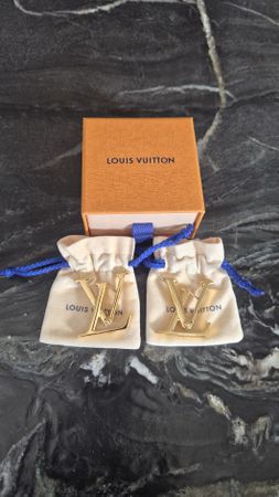 Louis Vuitton LV Ohrringe – Goldfarben – mit Originalbox