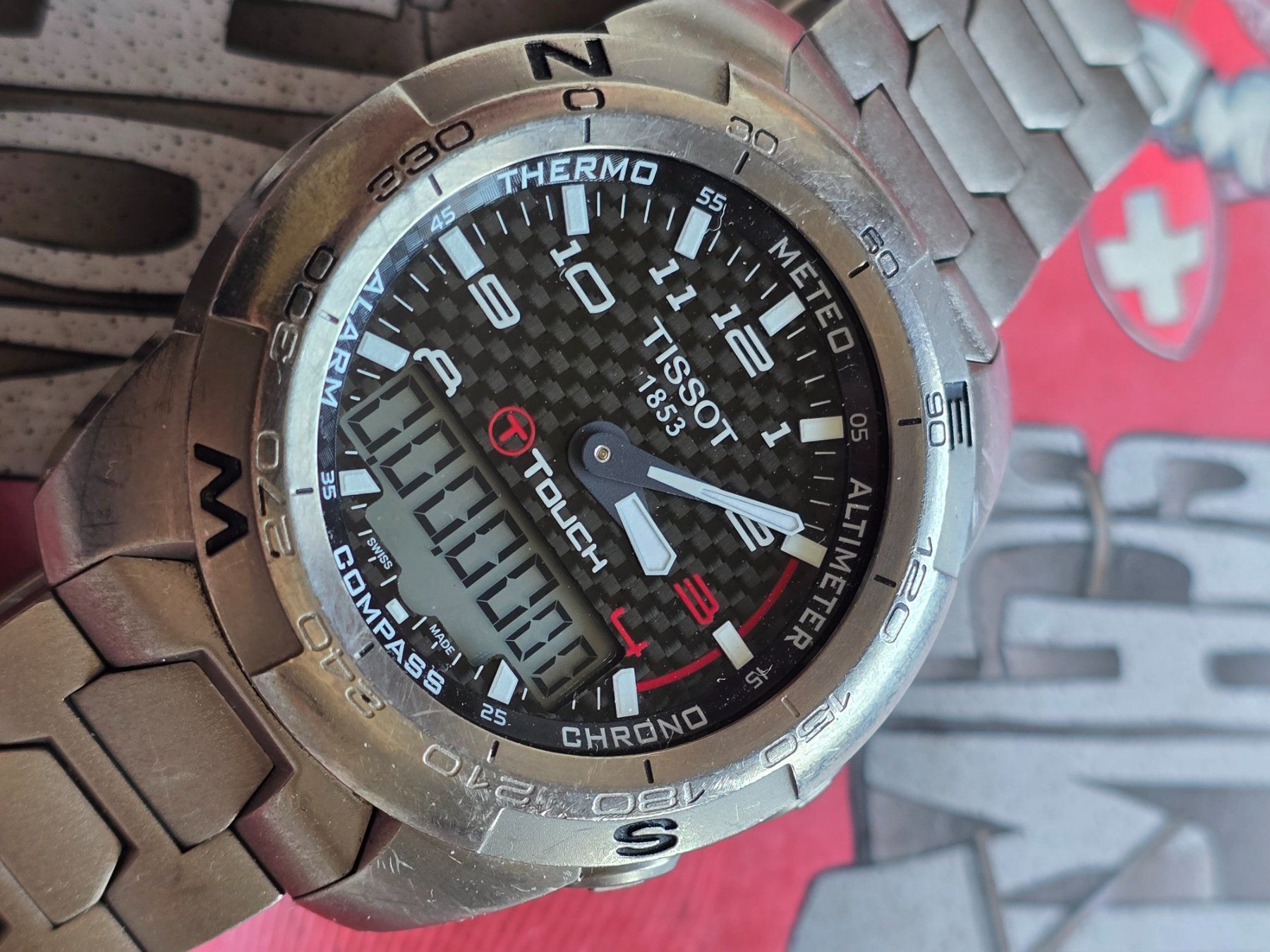 Tissot Uhren: Tissot TTouch Expert Titanium Jumbo mit Servicebox – Gebraucht aus Muri AG von Corredor 8
