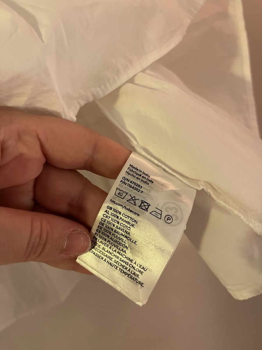 H&M Camicette: Sommerliches, weisse Bluse mit Spitze – Nuovo (secondo la descrizione) da Zürich venduto da Closetbesties 2
