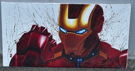 Iron Man Gemälde Leinwand unikat