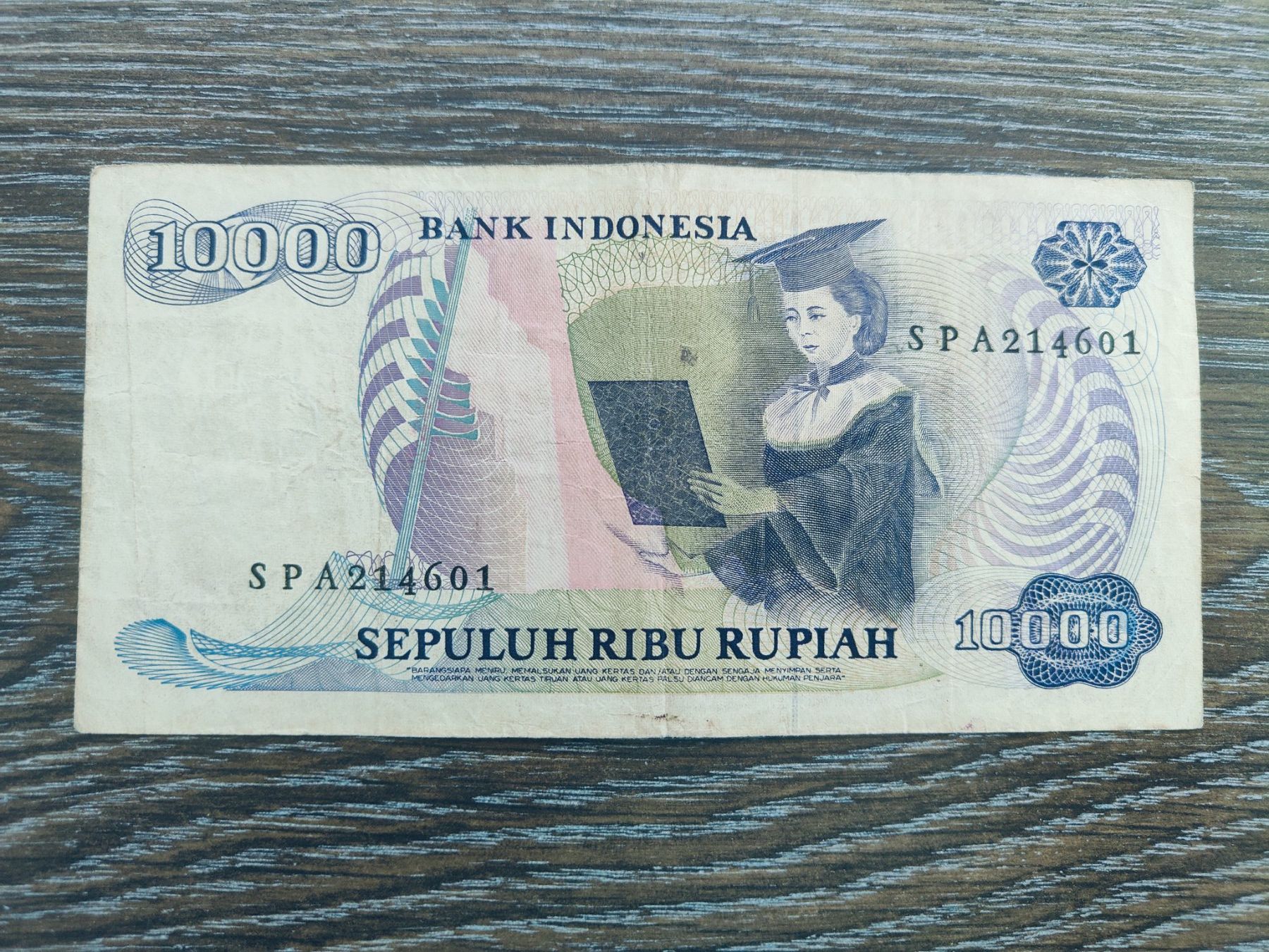 Banconote: Indonesien 10'000 Rupiah 1985 !!!!! – Usato da Flaach venduto da Lonzo99 1