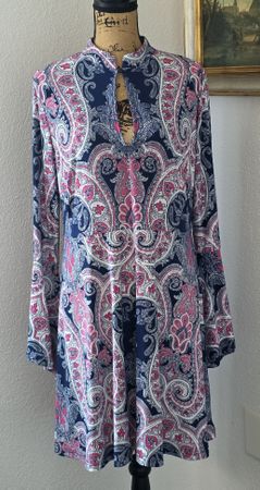 Sommerliches Kleid mit Paisleymuster, Grösse L ,Neu