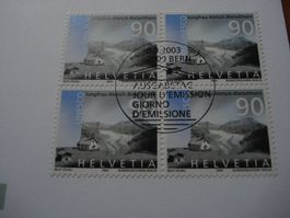 Unesco  Weltkulturerbe 2003, FDC Satz+ 4erblock, 6 Belege